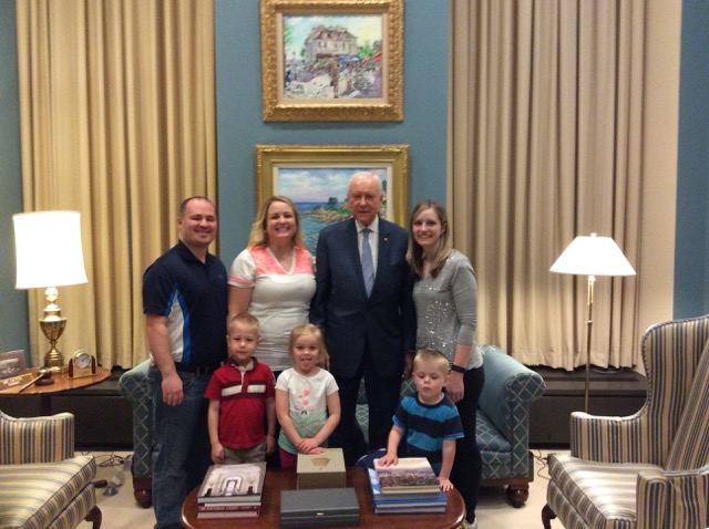 Photo of us with Senetor Hatch